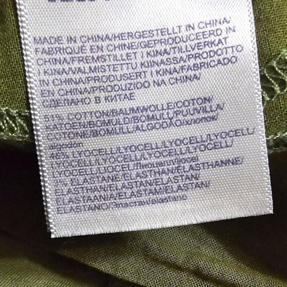 NYDJ Stretch Twill Mid-Rise Bermuda Shorts in Avocado Sz 4 - Picture 9 of 11